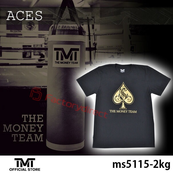 tmt-ms5115-2kg ザ・マネーチーム Tシャツ ACES 黒ベース×エースロゴ
