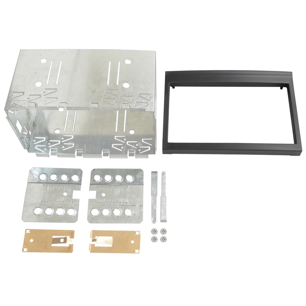 ac-po38-1323-02b 2DIN AVインストールキット Porsche ポルシェ 991 Turbo ターボ (996T型 2001-2005 H13-H17) ナビ取付フレーム ヨーロッ