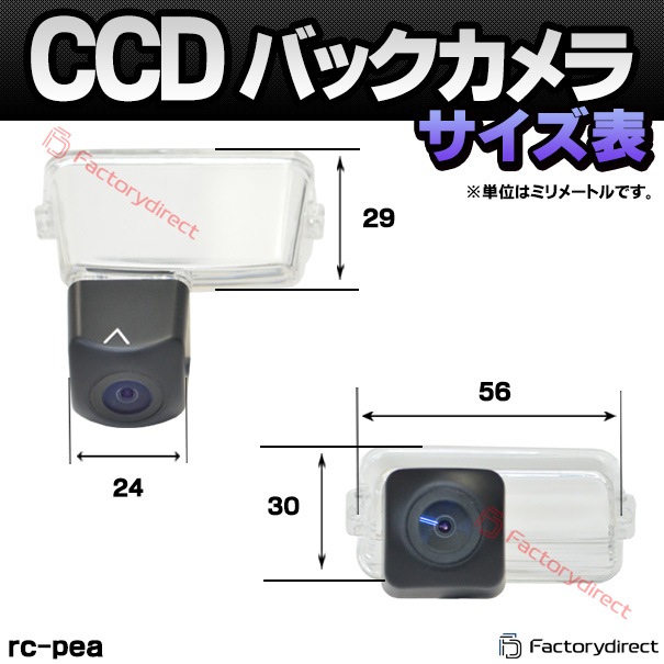 rc-pe-a01 Peugeot ץ硼 206 (Typ T1.T3E 1998-2012 H10-H24 206+ޤ) ּ߷ CCD Хå饭å ʥС򴹥 (Хå Хå  ꥢӥ塼 ꥢ 䥫 CCDХå ˥ ư ѡ)