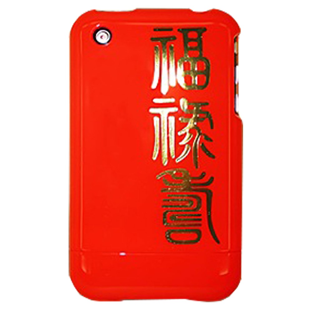 iPhone3G iPhone3GS ƹ RebelScholar ֥ ꡼ Fu Lu Shou233 (  red å ʸ ޥ ե ޥե    )