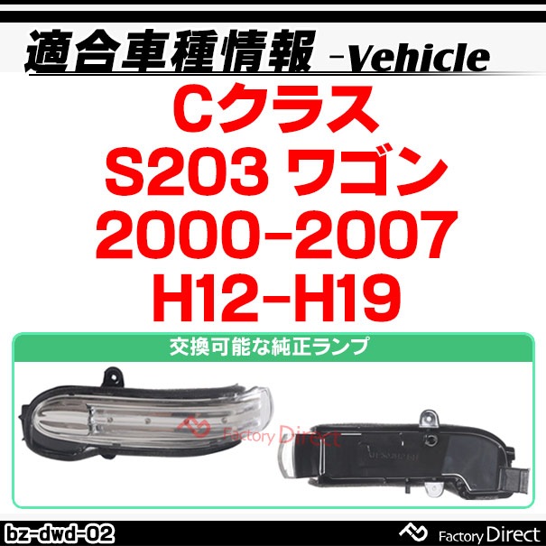 ll-bz-dwd-cr02 (�������󥷥������ ���ꥢ�����) C���饹 S203 �若�� (2000-2007 H12-H19) MercedesBenz ��륻�ǥ��٥�� LED�ɥ��ߥ顼�����󥫡����� ή������ (ή��륦���󥫡� �� ��������ѡ��� �����󥫡� �������󥷥���� �饤��)