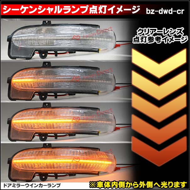 ll-bz-dwd-cr02 (�������󥷥������ ���ꥢ�����) C���饹 S203 �若�� (2000-2007 H12-H19) MercedesBenz ��륻�ǥ��٥�� LED�ɥ��ߥ顼�����󥫡����� ή������ (ή��륦���󥫡� �� ��������ѡ��� �����󥫡� �������󥷥���� �饤��)