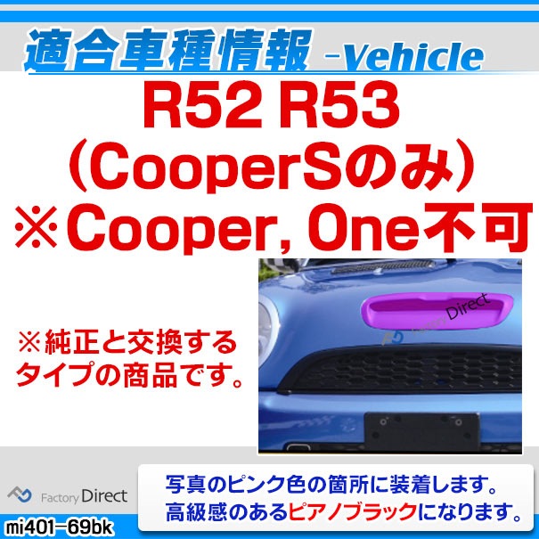 ri-mi401-69bk (ԥΥ֥å) ܥͥå  MINI R52 R53(CooperSΤ) Cooper, OneԲ BMW ȥ ˥å奫С ( ꡼ ѡ  ơ ɥ쥹å ѡ ƥꥢ)