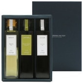 小豆島ファクトリー スペイン産EXVオリーブオイル・荏胡麻油・亜麻仁油 150ml 3本セット 専用ギフト箱入り 贈答 進物 ギフトセット 送料無料