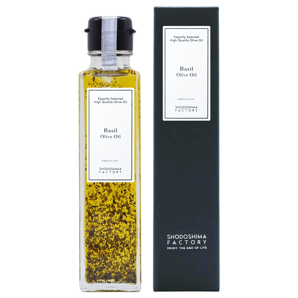 小豆島ファクトリー バジルオリーブオイル 単品 150ml 1本 個装箱入り