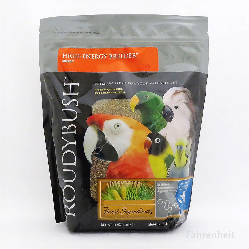 【ラウディブッシュ】ハイエネルギーブリーダー[ニブルズ](アルファルファ入)(44oz/1.25kg)