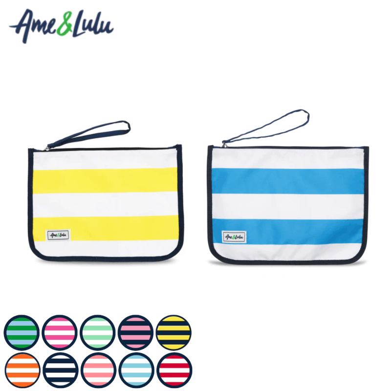 Ame & Lulu | Stripe Shore Thing Wet/Dry Bag