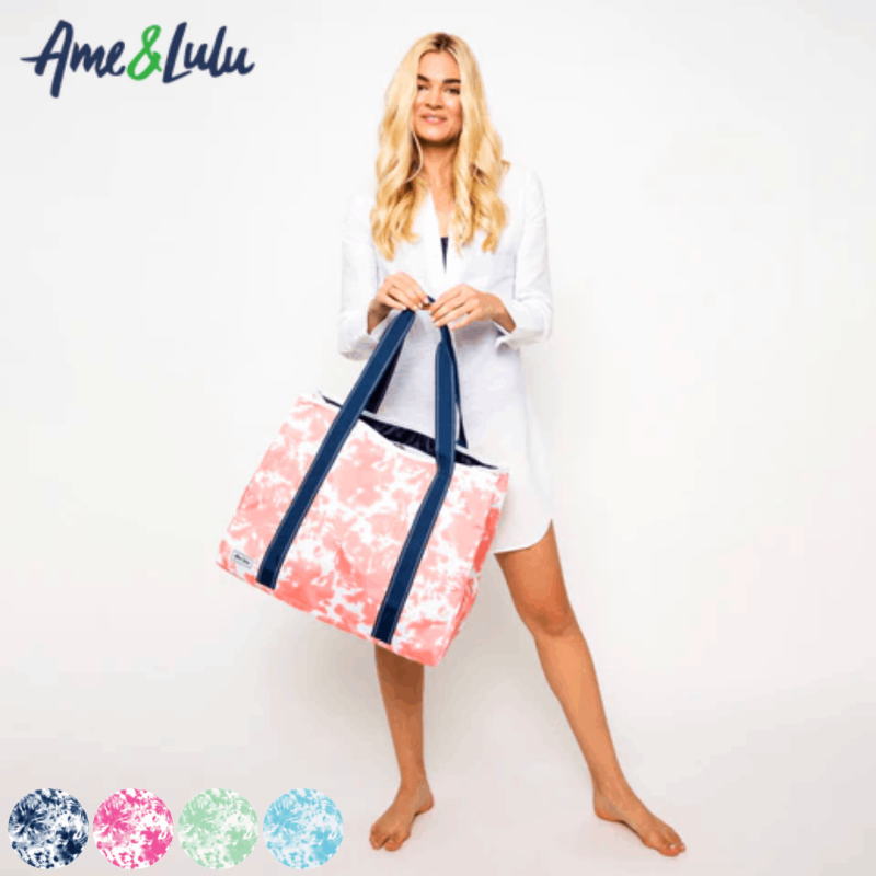 Ame & Lulu | Tie Dye Sun & Sea Tote Bag