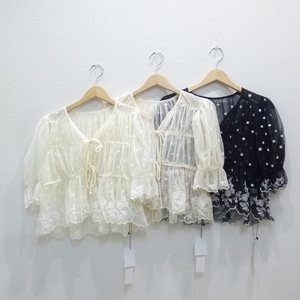 SALE30%OFF◇COCODEAL(ココディール)【チュールエンブロイダリー