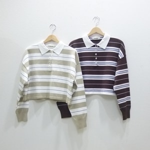 COCODEAL(ココディール)【マルチボーダーラガーニット】75631286