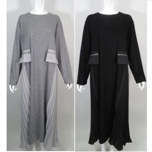 SALE60%OFF◇Paulinebleu(ポリーヌブロー)【サイドプリーツ切替ニット