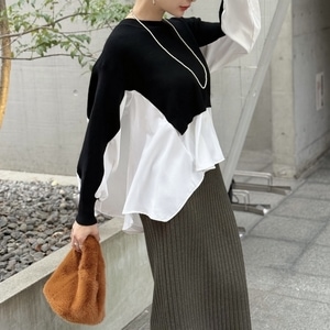 SALE40%OFF��PaulineBleu(�ݥ꡼�̥֥���)�ڿ��ե쥢�����Ǻ�ɥå��󥰥˥åȡ�37427���������ʳ�¨��ȯ����