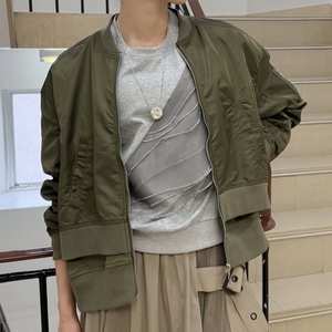 SALE50%OFF��PaulineBleu(�ݥ꡼�̥֥���)�ڥɥå���MA-1�֥륾���47222���������ʳ�¨��ȯ����