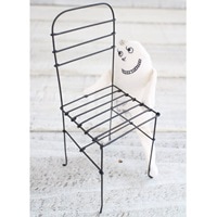 ワイヤーオブジェ(いすA)