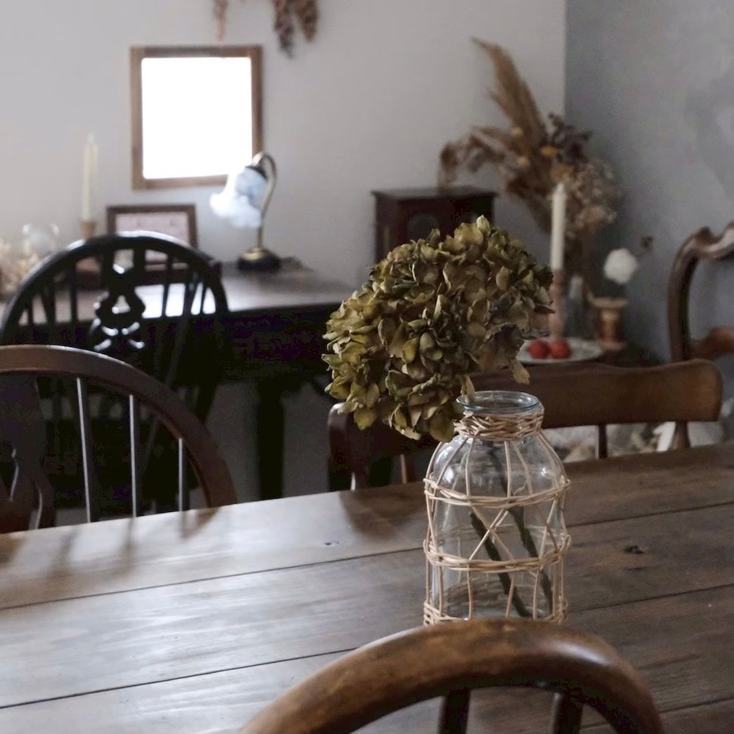 シックな大人っぽ紫陽花