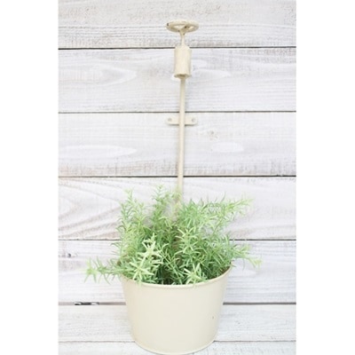 蛇口ポット(アイボリー)