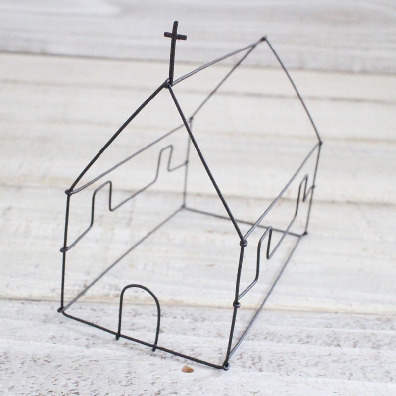 ワイヤーオブジェ(チャーチ)