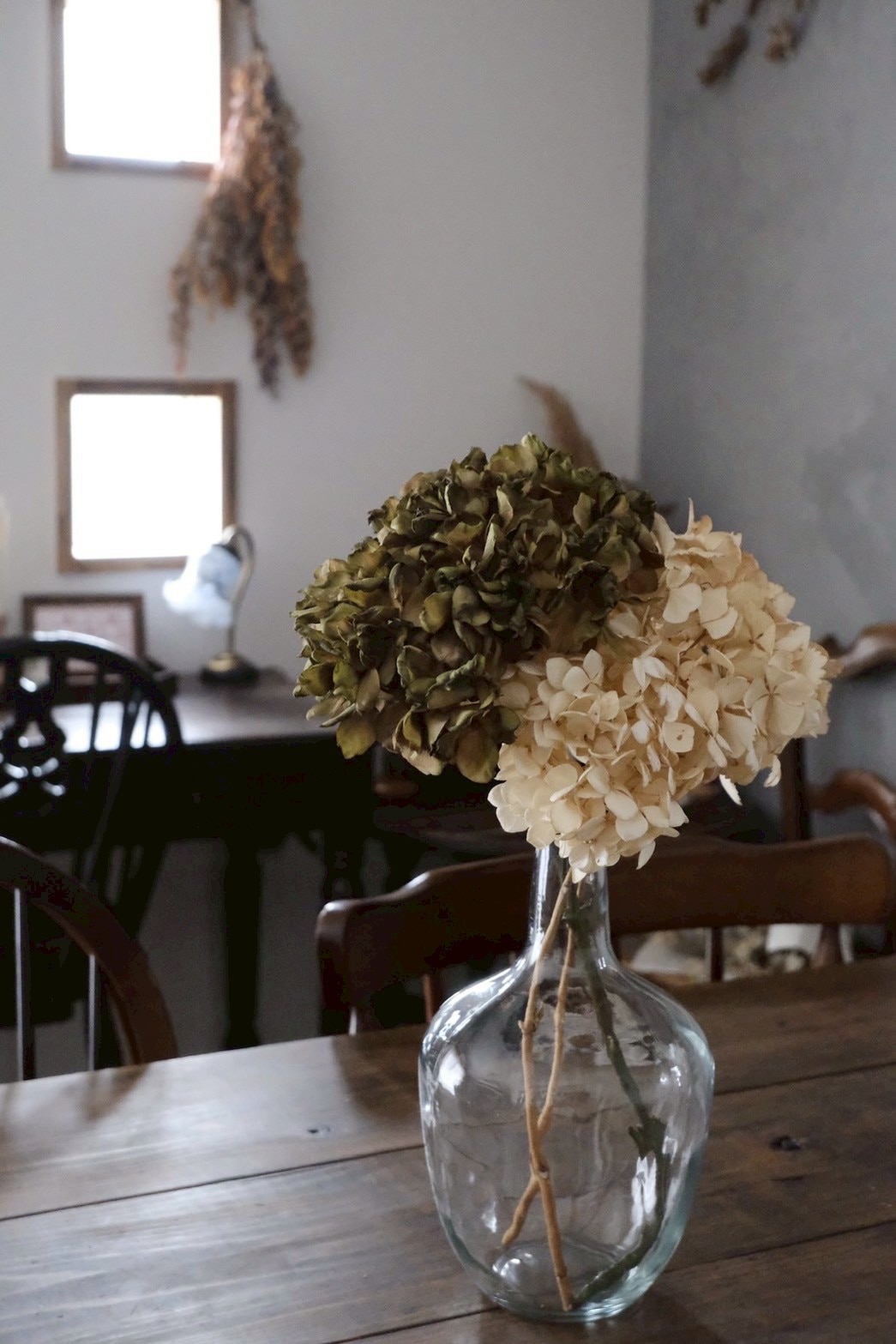 シックな大人っぽ紫陽花