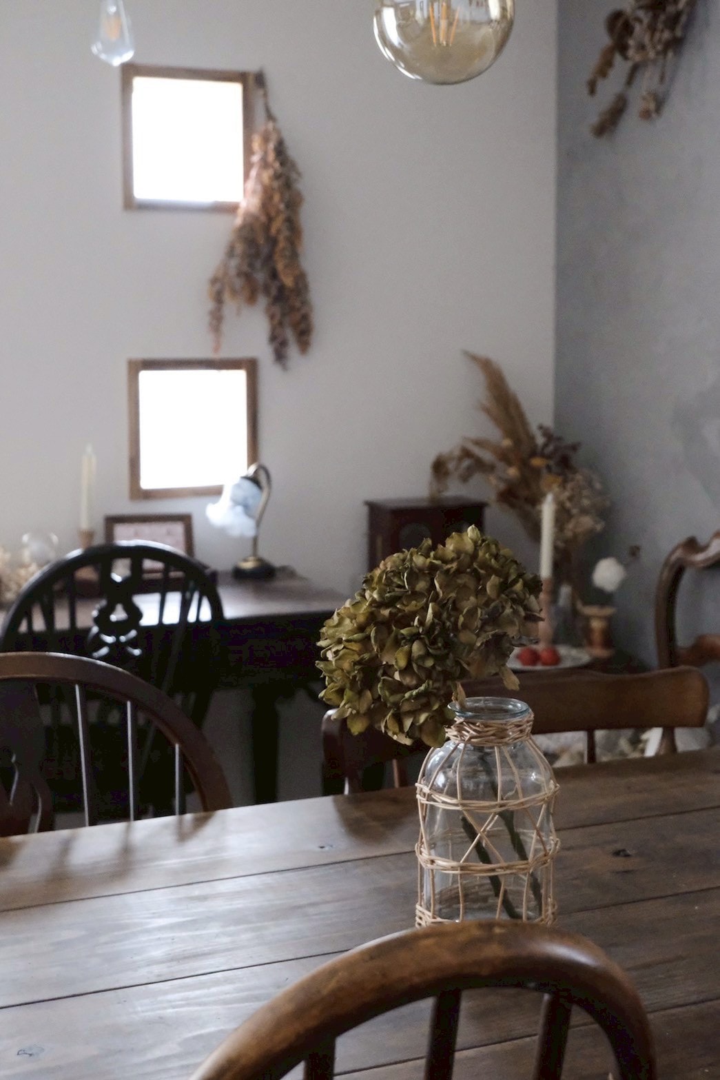 シックな大人っぽ紫陽花