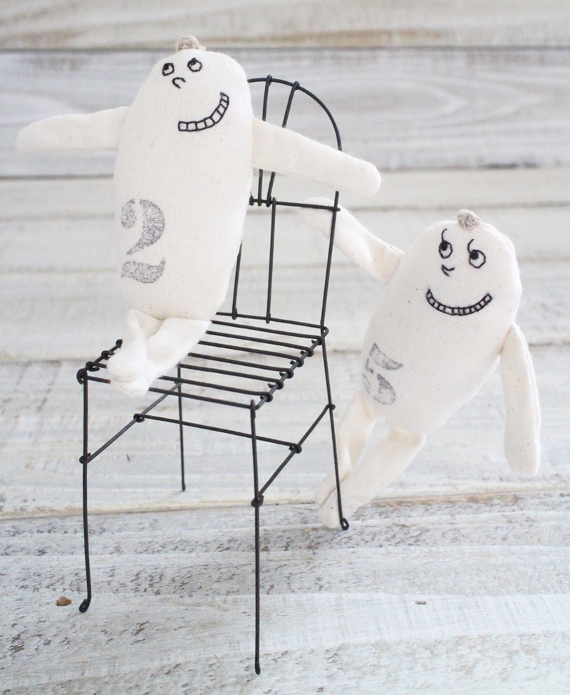 ワイヤーオブジェ(いすB)