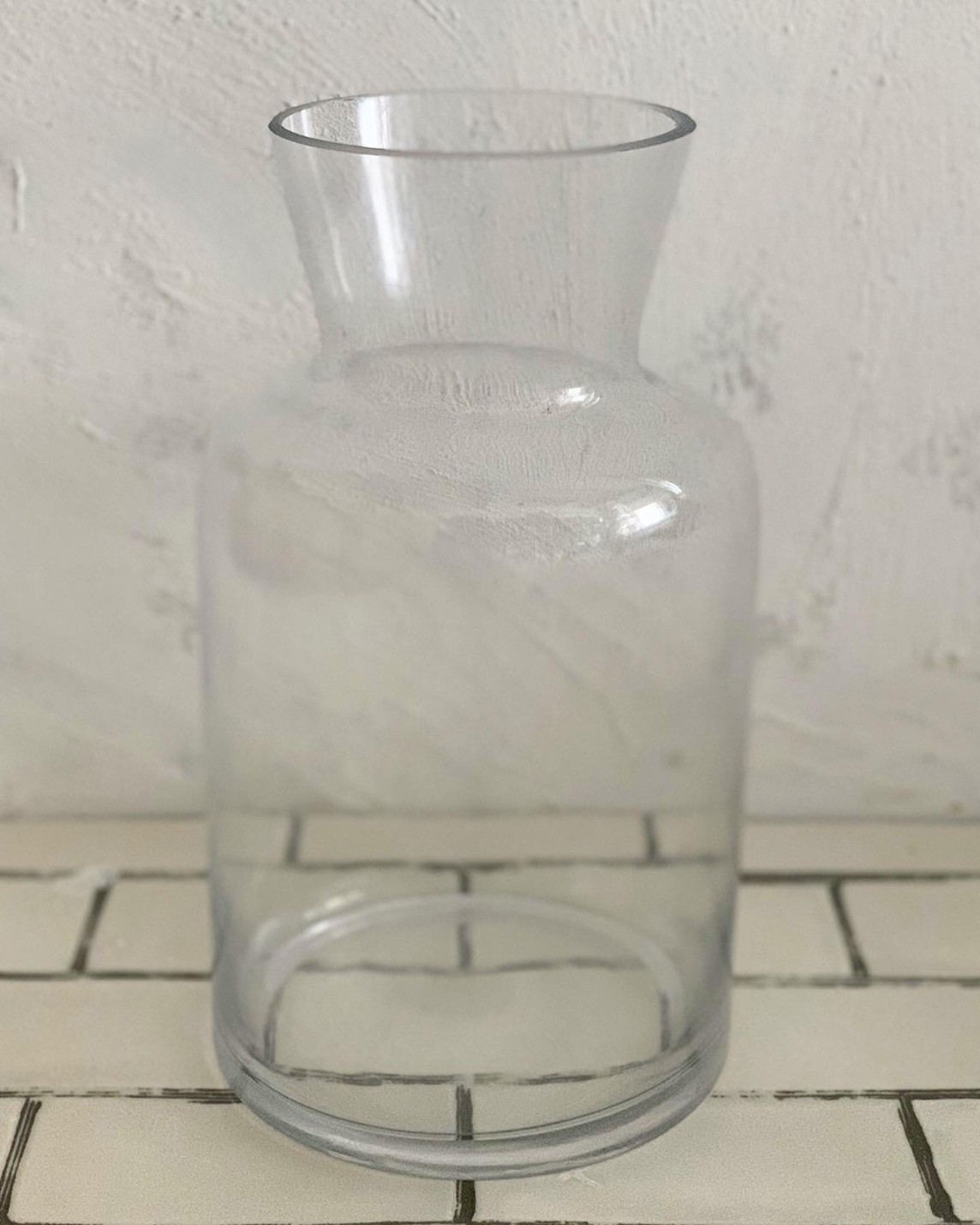 くびれガラス瓶（高さ26cm）