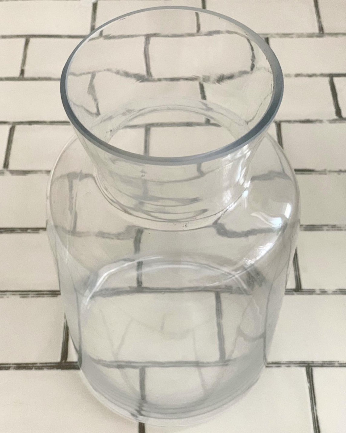 くびれガラス瓶（高さ26cm）