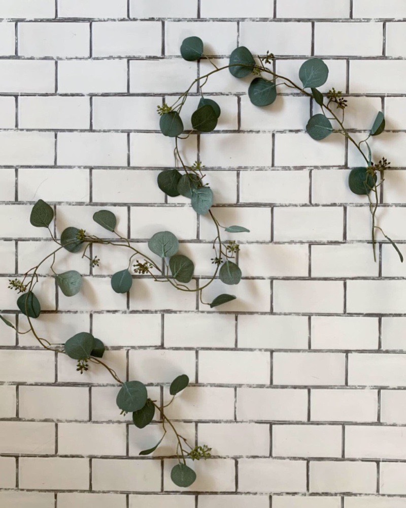 丸い葉っぱのユーカリガーランド