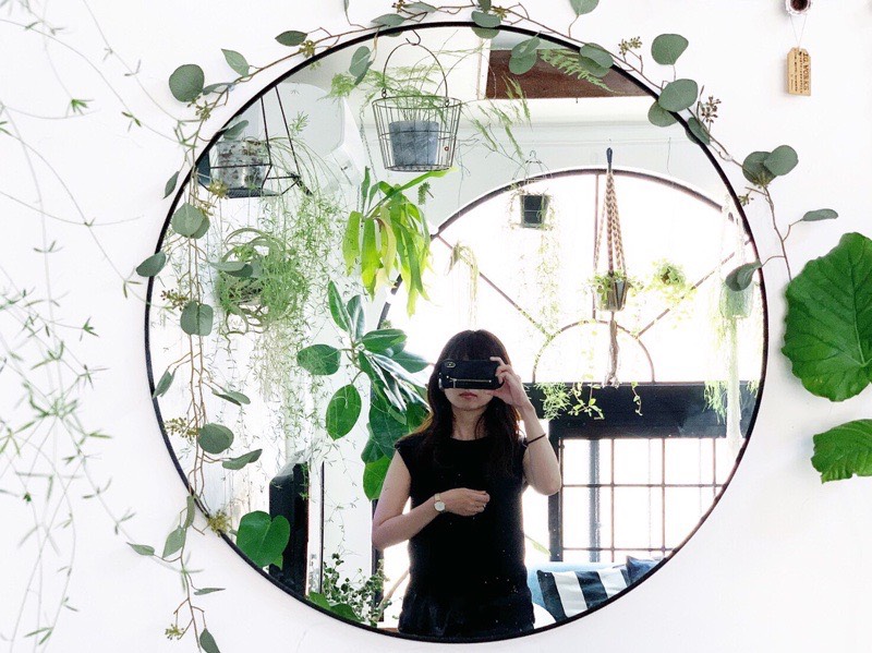 丸い葉っぱのユーカリガーランド