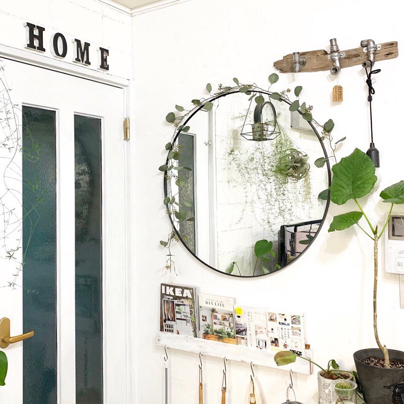 丸い葉っぱのユーカリガーランド