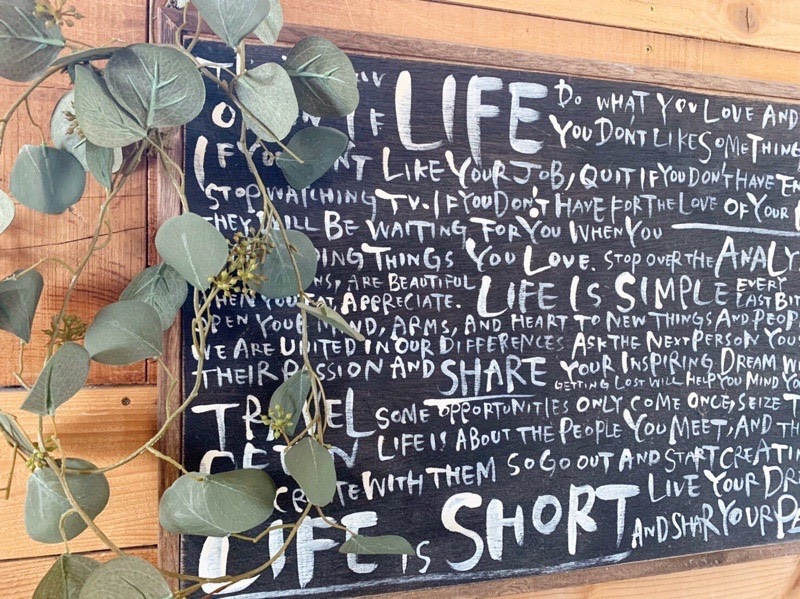 丸い葉っぱのユーカリガーランド