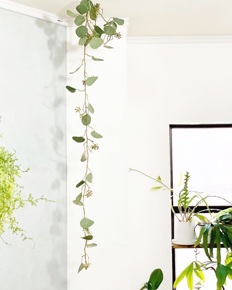 丸い葉っぱのユーカリガーランド|おしゃれなフェイクグリーン・人工