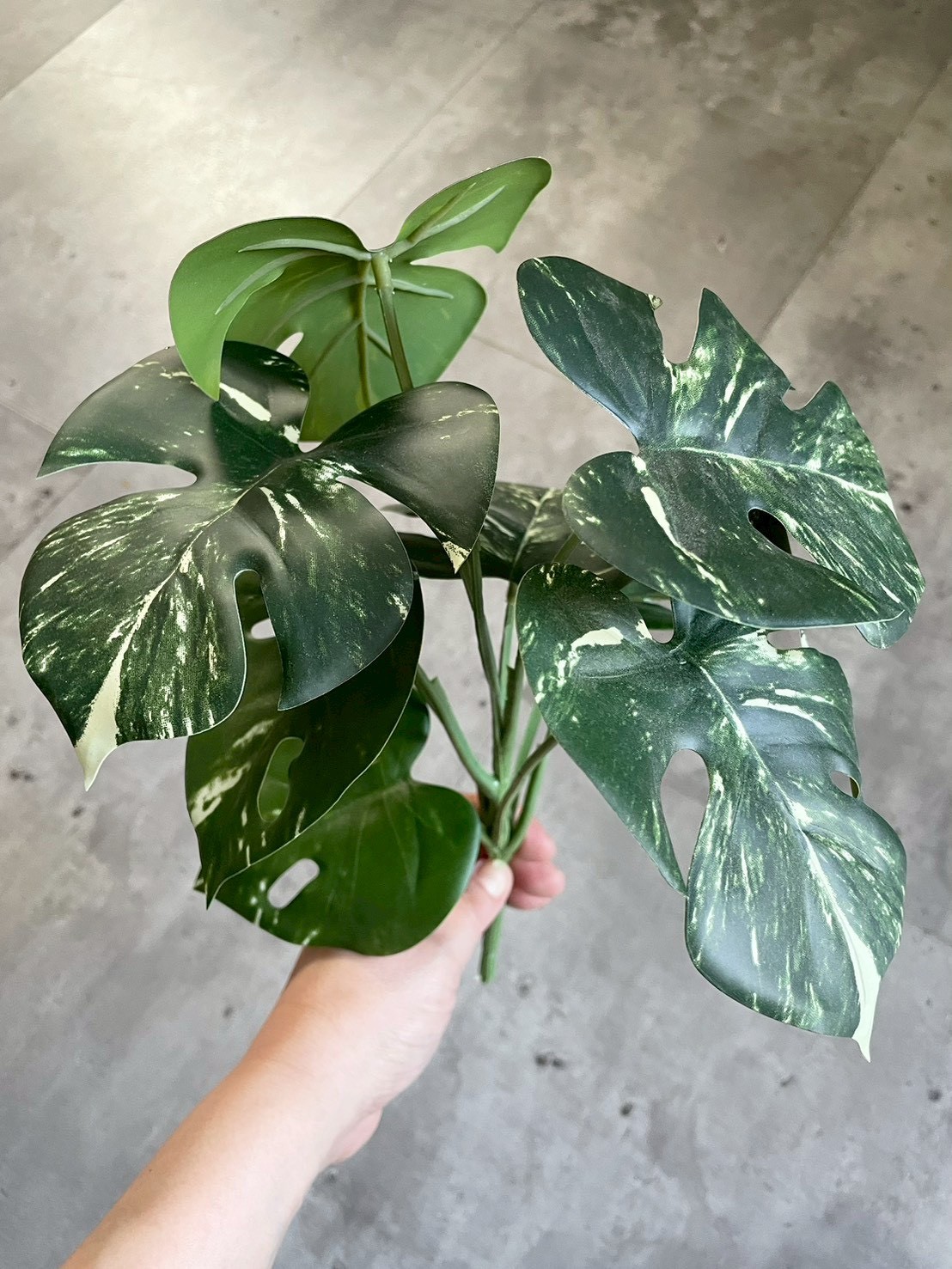 斑入りモンステラ|おしゃれなフェイクグリーン・人工観葉植物通販