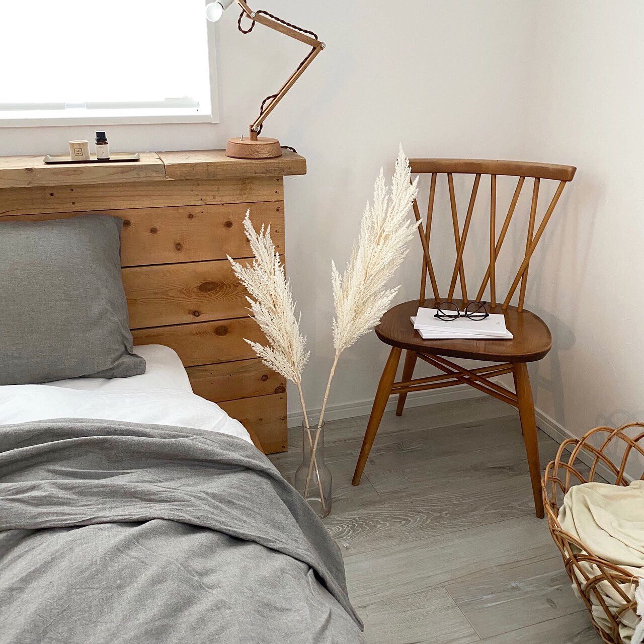 白いパンパスグラスS