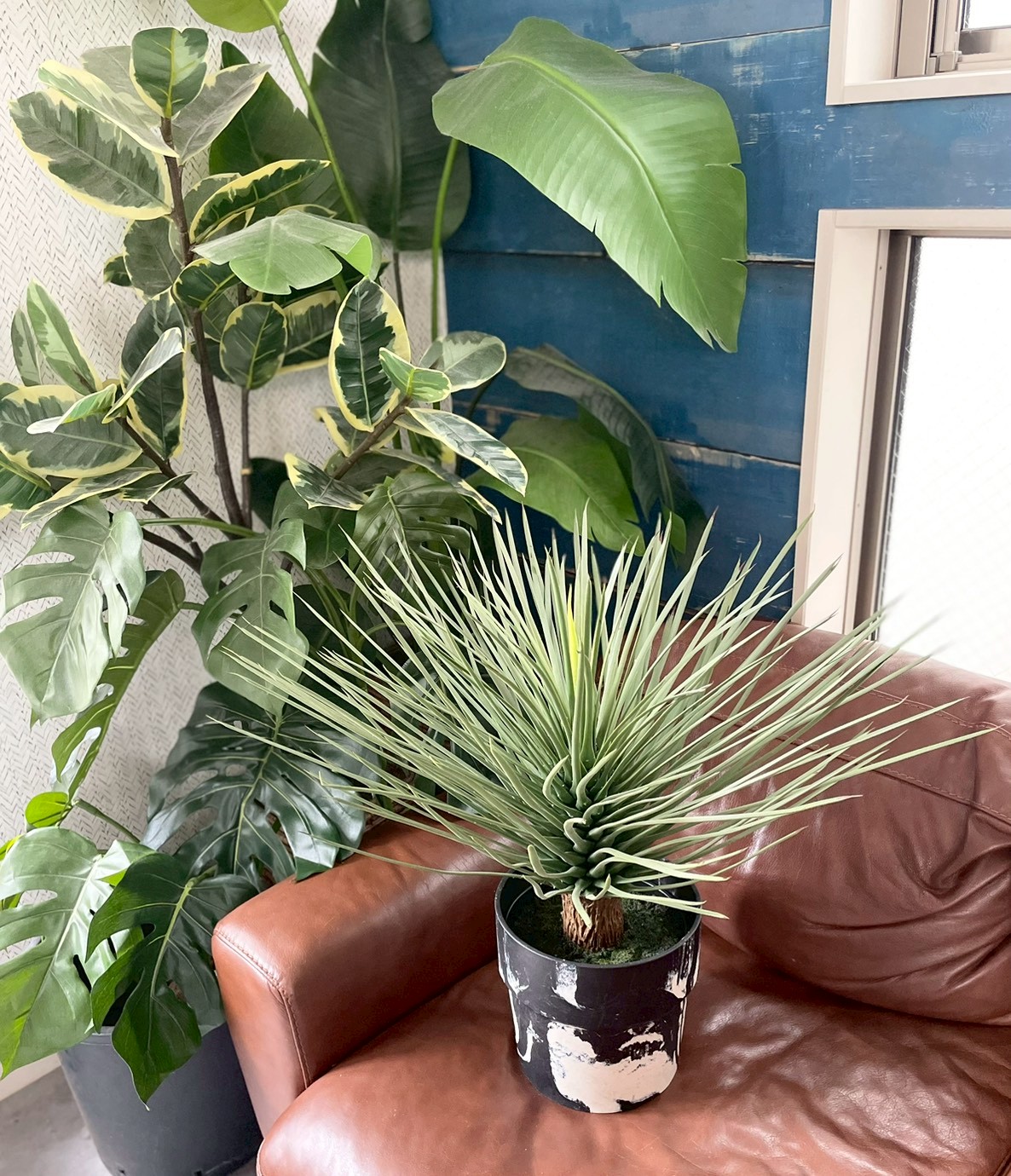 送料無料♪】ユッカ・ロストラータ|おしゃれなフェイクグリーン・人工