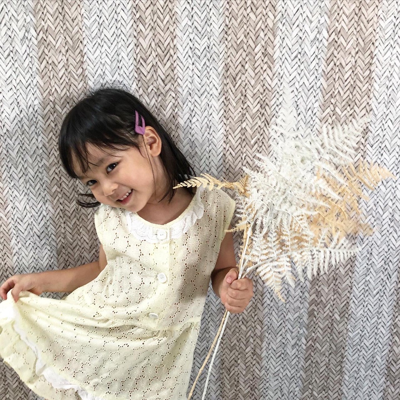 アスパラガスの白い葉っぱ