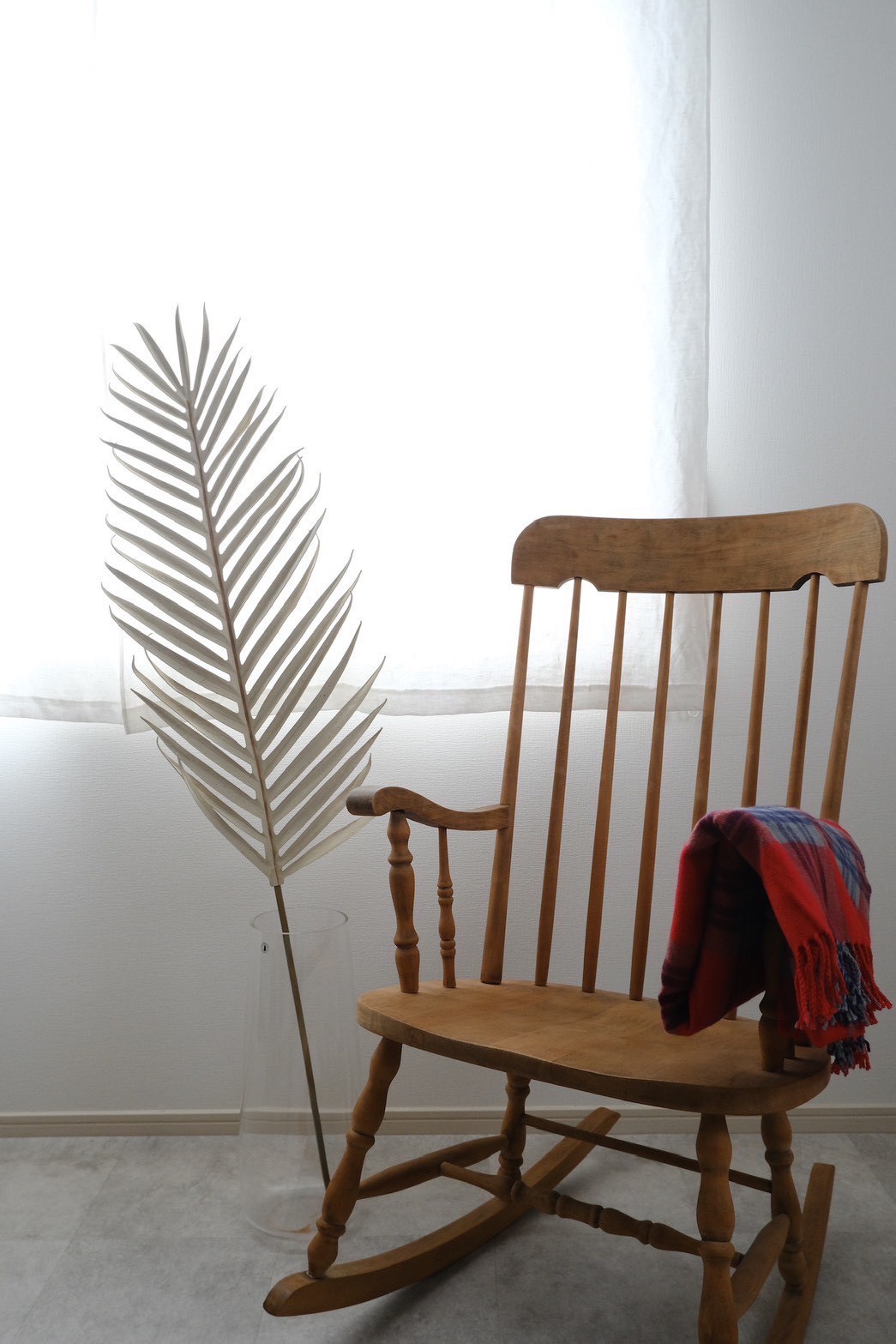 【送料無料♪】くすみカラーの大きなパームリーフ