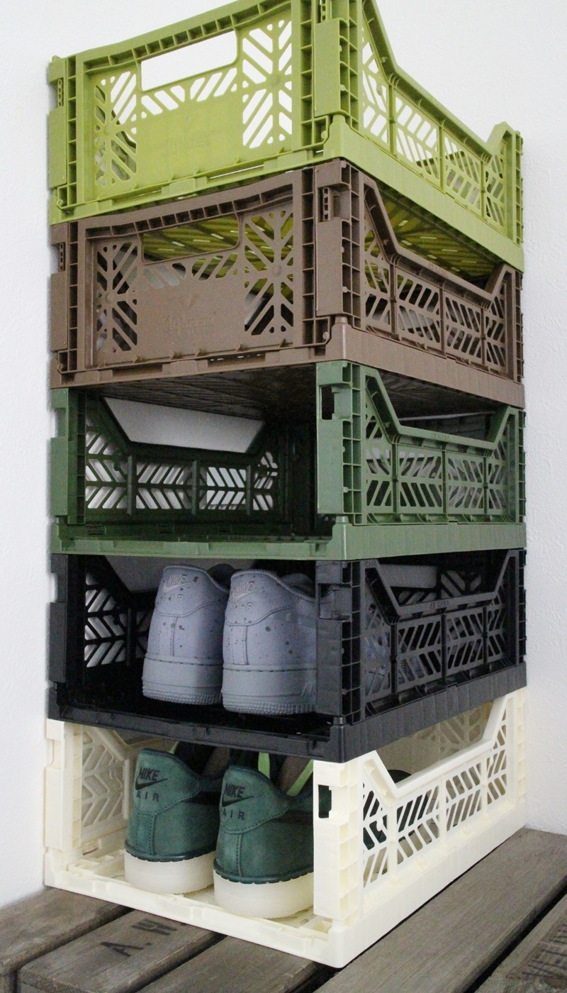 カラーコンテナM (オリーブ)