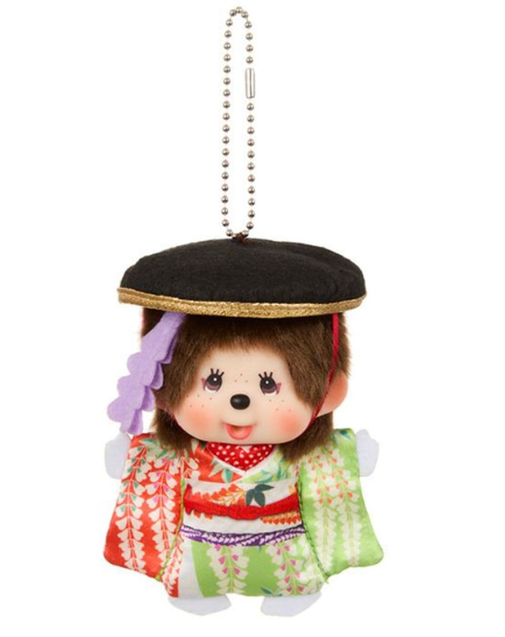 モンチッチ×歌舞伎 SS顔でかキーチェーン藤娘