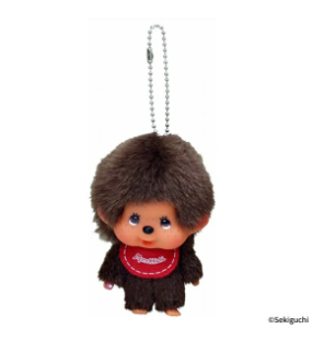 顔でかモンチッチ SS 男の子 キーチェーン　バッグチャーム　マスコット