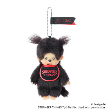 【1/12発売！ただいま予約受付中】モンチッチ×ストレンジャー・シングス　モンチッチ　キーチェーン　スタイ