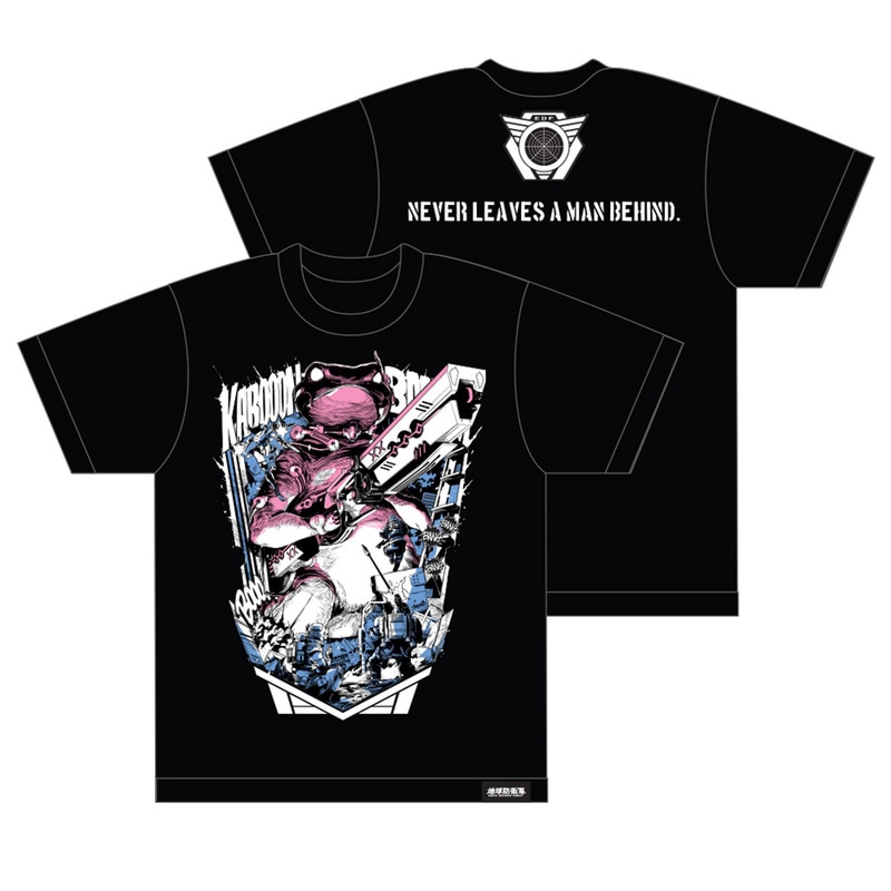 いいじゃん　地球防衛軍５　ビッグシルエットＴシャツ　＂コロニスト　ＶＳ　全地球防衛機構軍＂　Ｌサイズ ED-TSH-0301