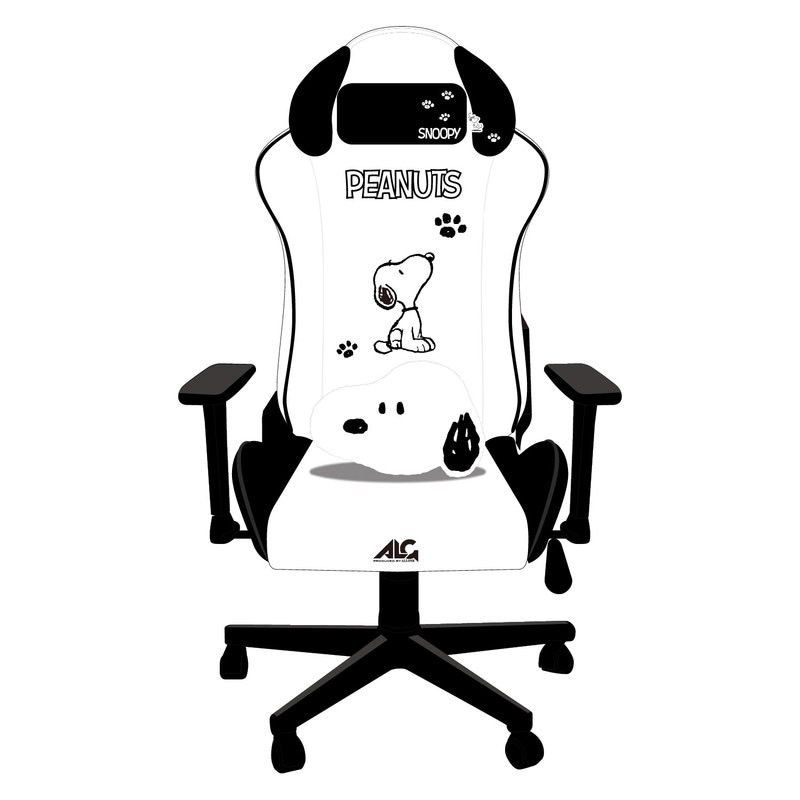 【2027年2月10日発売!ただいま予約受付中!】アローン ゲーミングチェア PEANUTS モノクロ ALG-GMCPTMC