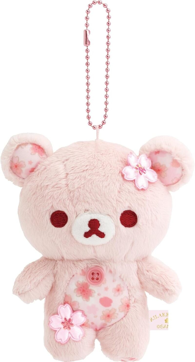 サンエックス　リラックマ　ぶらさげぬいぐるみ　桜コリラックマ MV69401