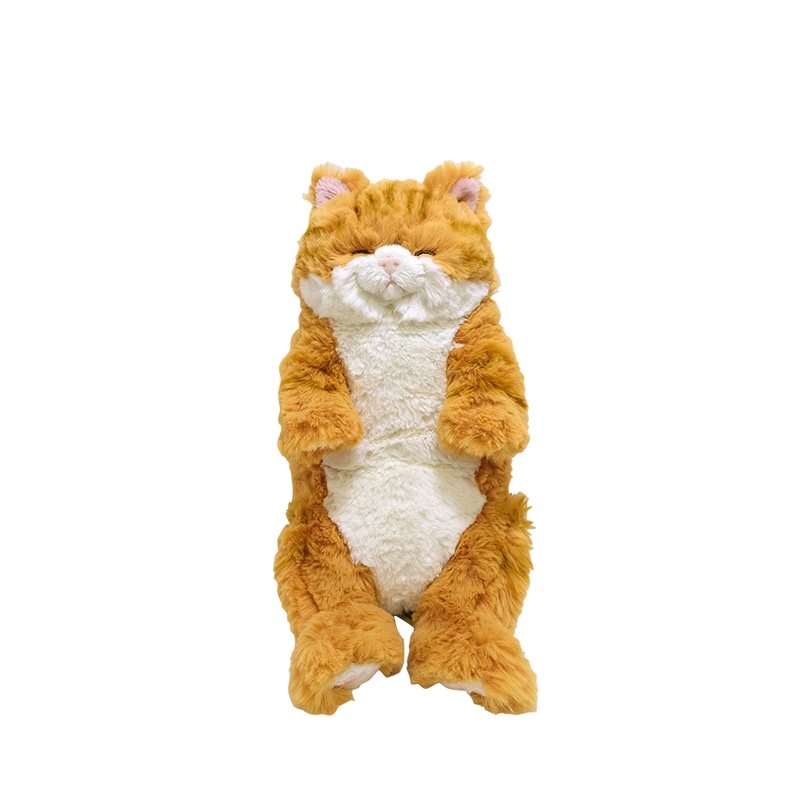 サンレモン　ひざねこ　すやすや　Ｓサイズ　チャシロ P-1573