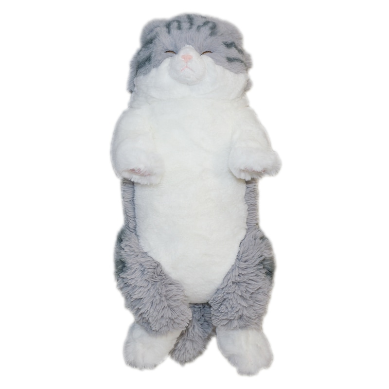 サンレモン　ひざねこ　すやすや　Ｍサイズ　スコティッシュフォールド　グレイ P-2303
