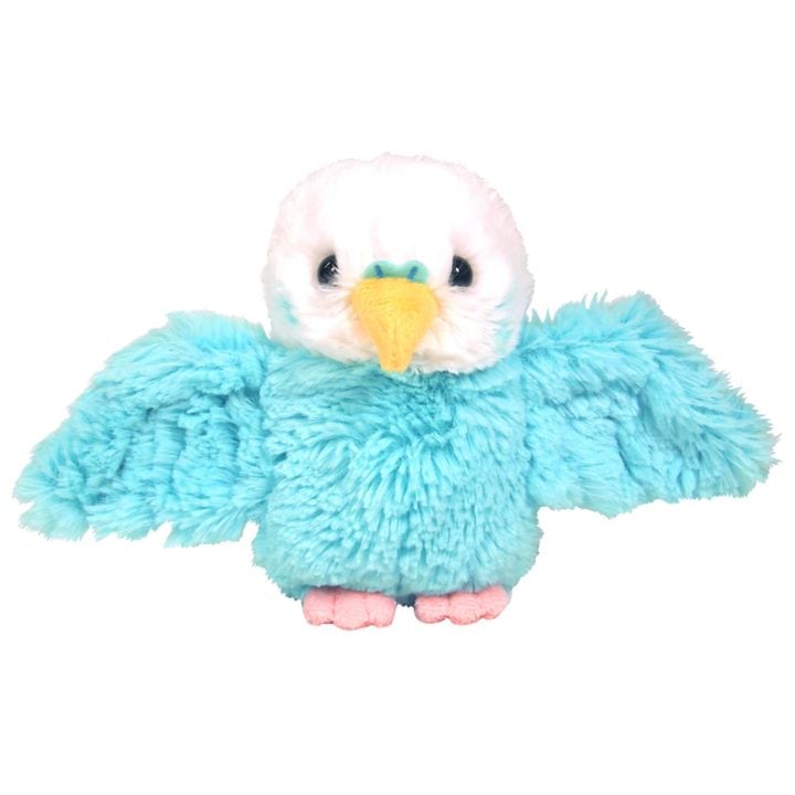 サンレモン　フラッフィーズ　ぬいぐるみ　Ｓサイズ　インコ　ブルー P-8651