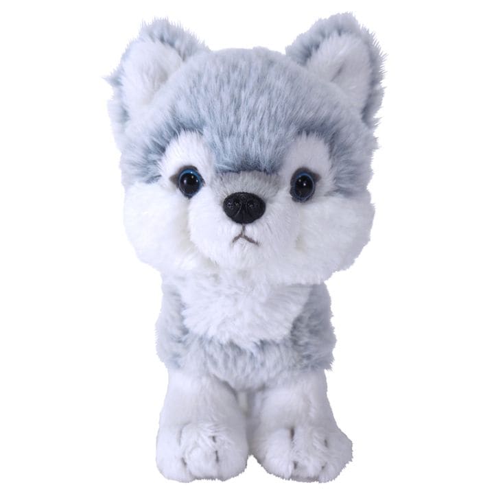 サンレモン　フラッフィーズ　ぬいぐるみ　Ｓサイズ　オオカミ　ブルー P-6172