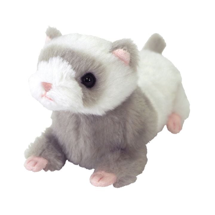 サンレモン　フラッフィーズ　ぬいぐるみ　Ｓサイズ　フェレット P-6552