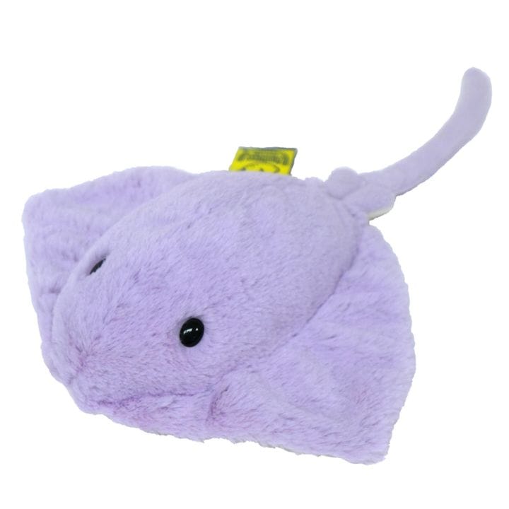 サンレモン　フラッフィーズ　ぬいぐるみ　Ｓサイズ　エイ　パープル P-9322