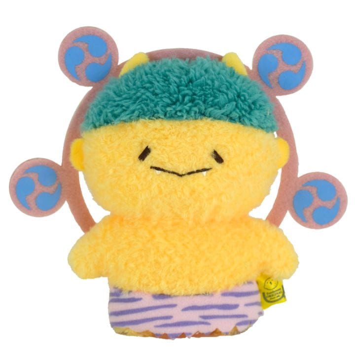 サンレモン　ふわふわたっとん　ぬいぐるみ　Ｓサイズ　かみなり　イエロー P-9942